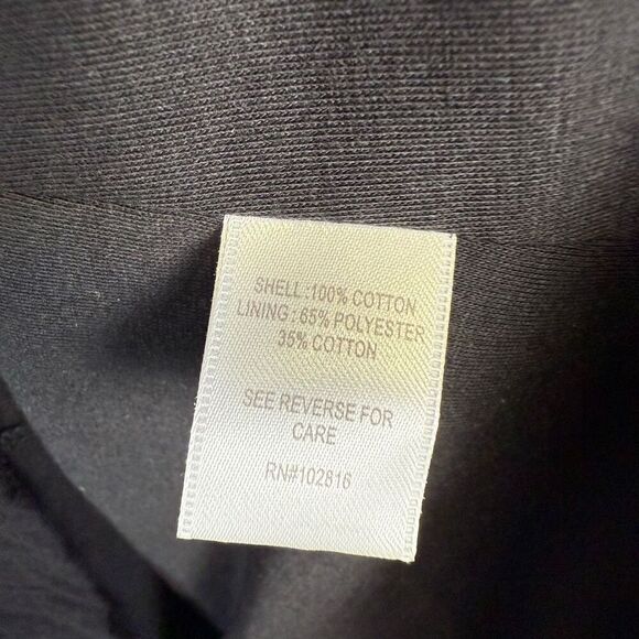 Brand New Garnet Hill Women's Size Large A Line Black Mini Dress Sleeveless - Picture 3 of 7